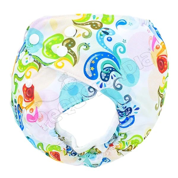 Cobertor de Pañal paisley olas con barreras - Pequelandia