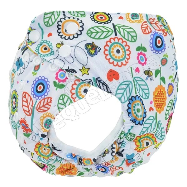 Cobertor de Pañal girasoles felices con barreras - Pequelandia