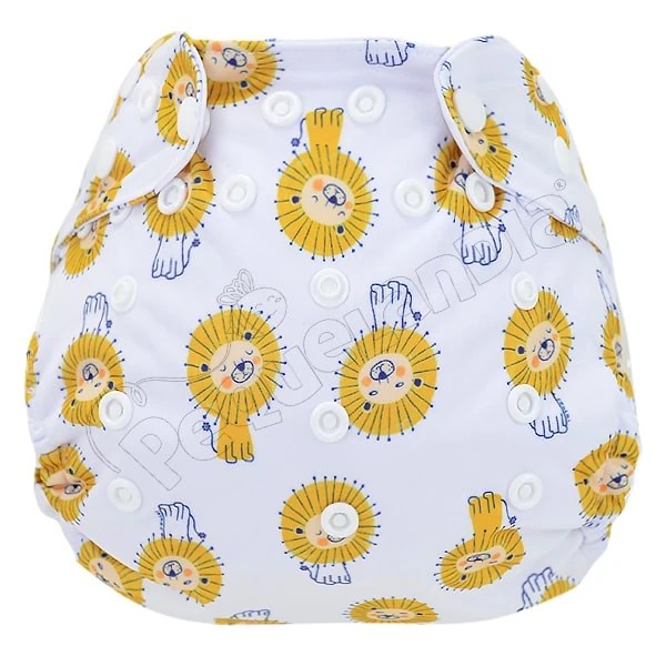 Cobertor de Pañal leoncitos con barreras - Pequelandia