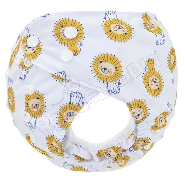 Cobertor de Pañal leoncitos con barreras - Pequelandia