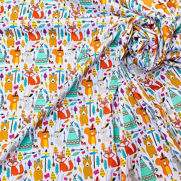 Tela PUL diseño Zorrito Indio