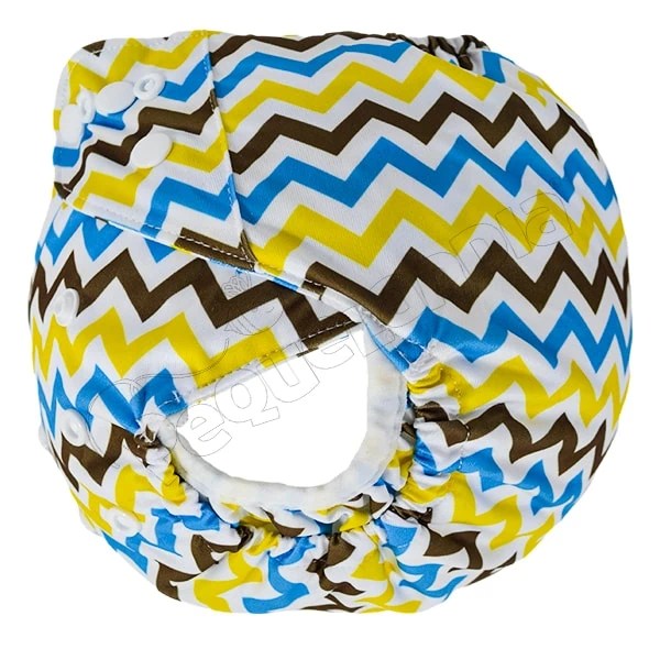 Cobertor de Pañal zigzag tres colores con barreras - Pequelandia