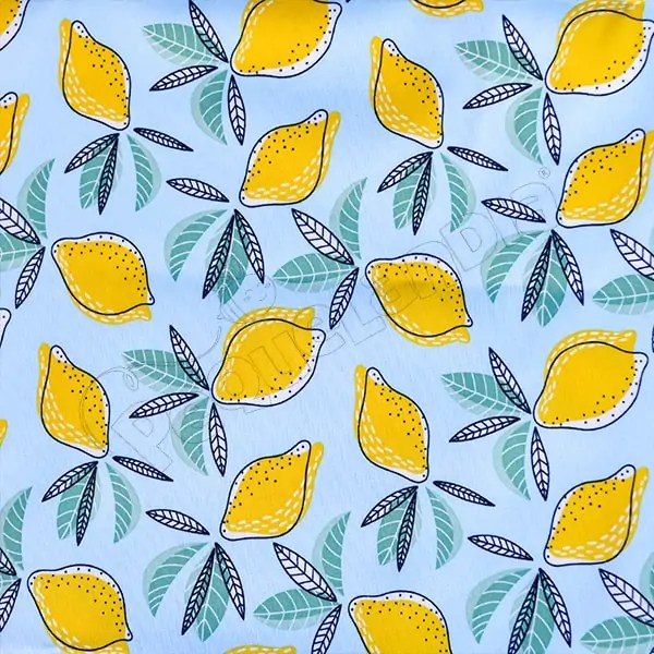 Tela PUL diseño Limones Amarillos
