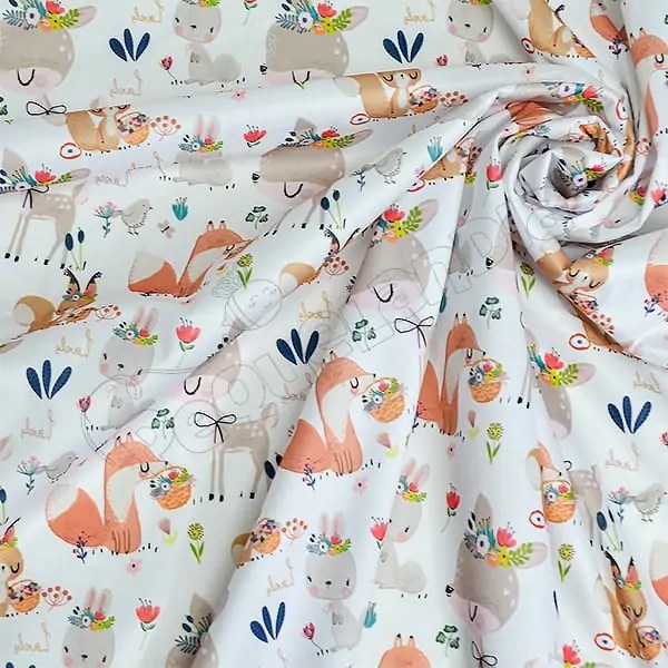 Tela PUL diseño Animalitos Encantados