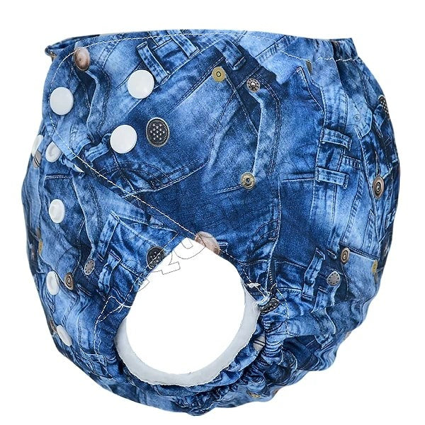 Cobertor de Pañal jeans con tachas con barreras - Pequelandia