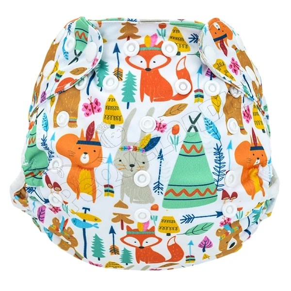 Cobertor de Pañal zorrito indio con barreras - Pequelandia