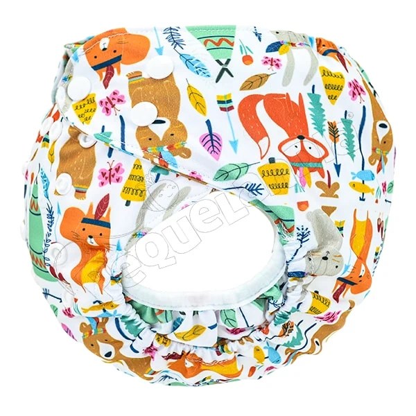 Cobertor de Pañal zorrito indio con barreras - Pequelandia