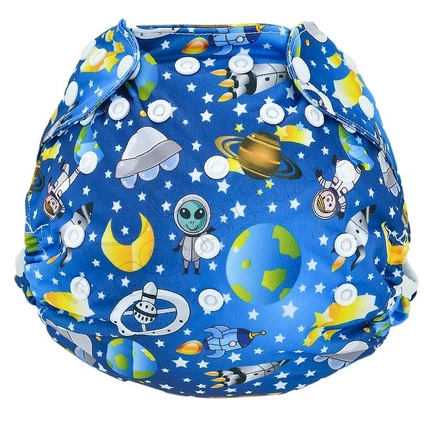 Cobertor de Pañal marcianito con barreras - Pequelandia