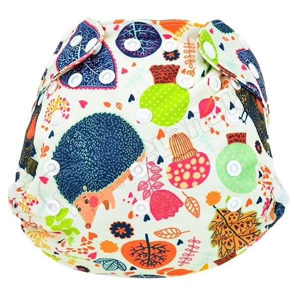 Cobertor de Pañal puercoespin con hojas con barreras - Pequelandia