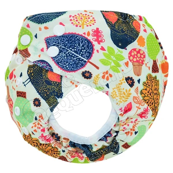 Cobertor de Pañal puercoespin con hojas con barreras - Pequelandia