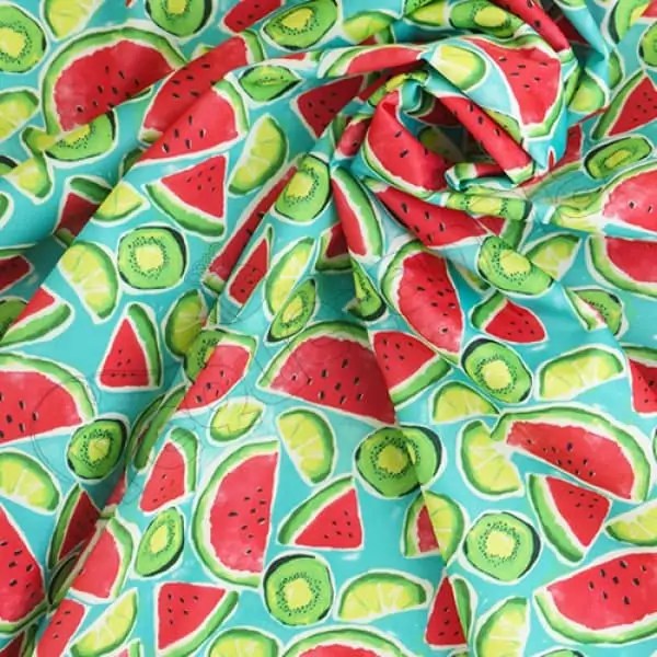 Tela PUL diseño Sandia Kiwi