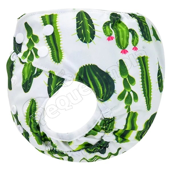 Cobertor de Pañal cactus con barreras - Pequelandia