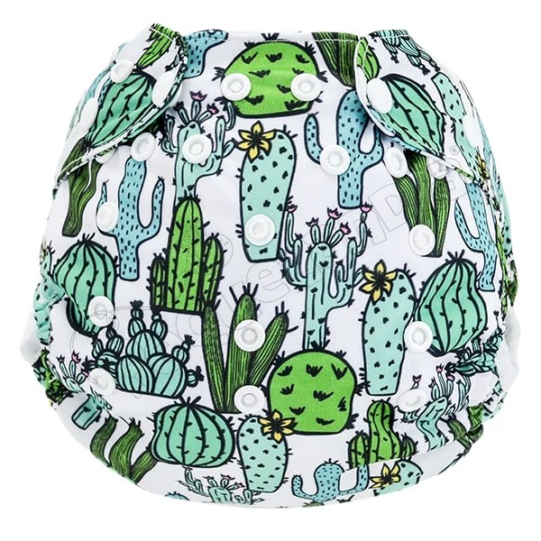 Cobertor de Pañal cactus florido con barreras - Pequelandia