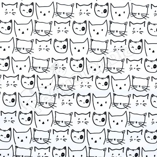 Tela PUL diseño Caritas De Gato