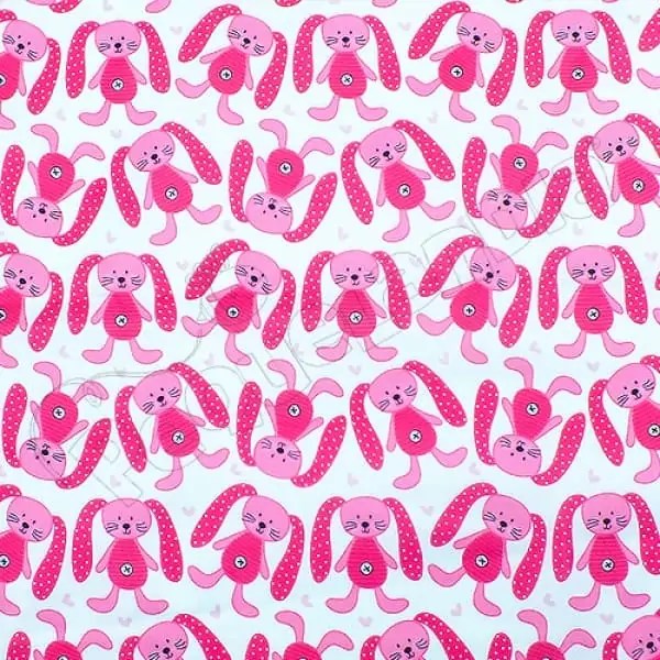 Tela PUL diseño Conejita Rosa