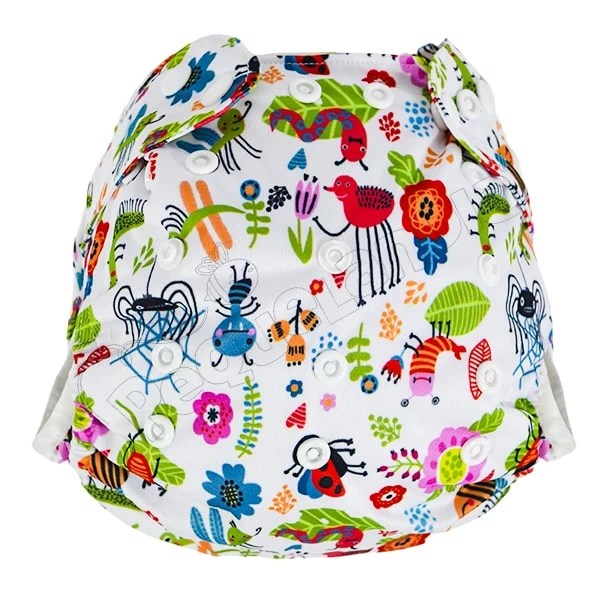 Cobertor de Pañal insectos colores con barreras - Pequelandia