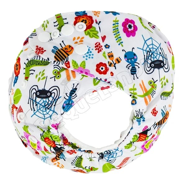 Cobertor de Pañal insectos colores con barreras - Pequelandia