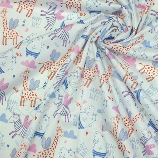 Tela PUL diseño Happy Baby