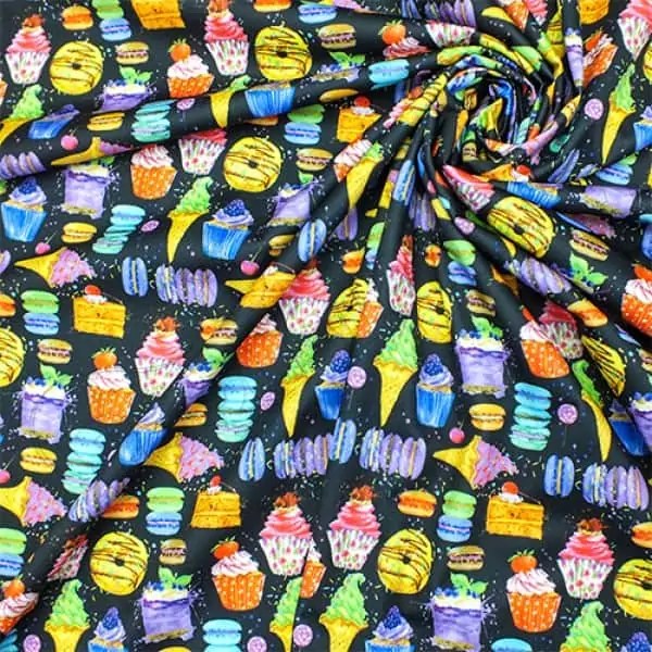 Tela PUL diseño Helados Y Cupcake