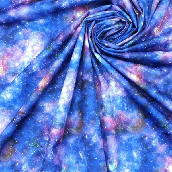 Tela PUL diseño Galaxia Morada