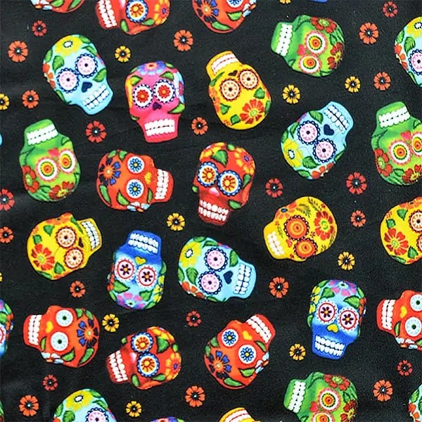 Tela PUL diseño Catrina Fondo Negro