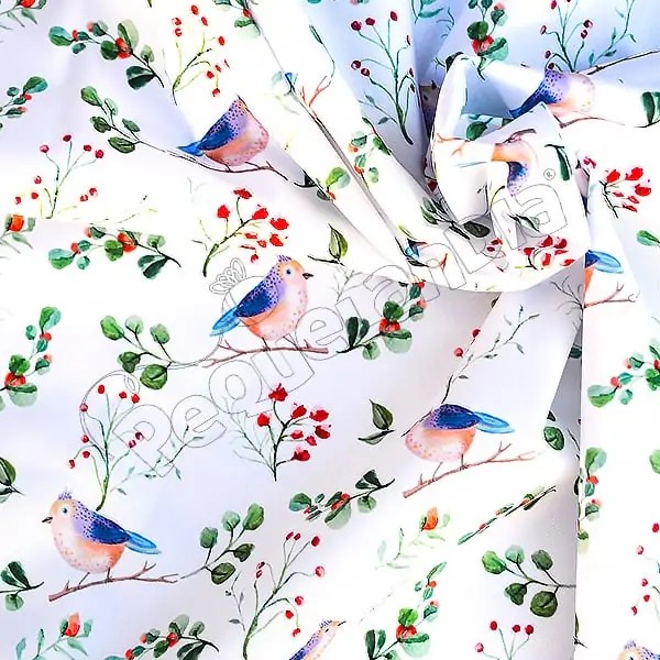 Tela PUL diseño Pajarito Tangara