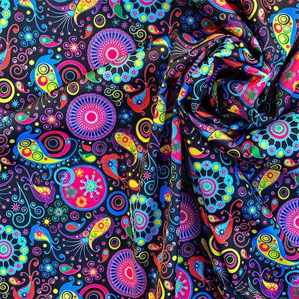 Tela PUL diseño Mandala Paisley
