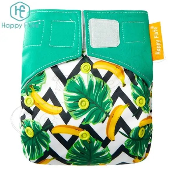 Pañal Nocturno Happy Flute Hojas y Plátanos