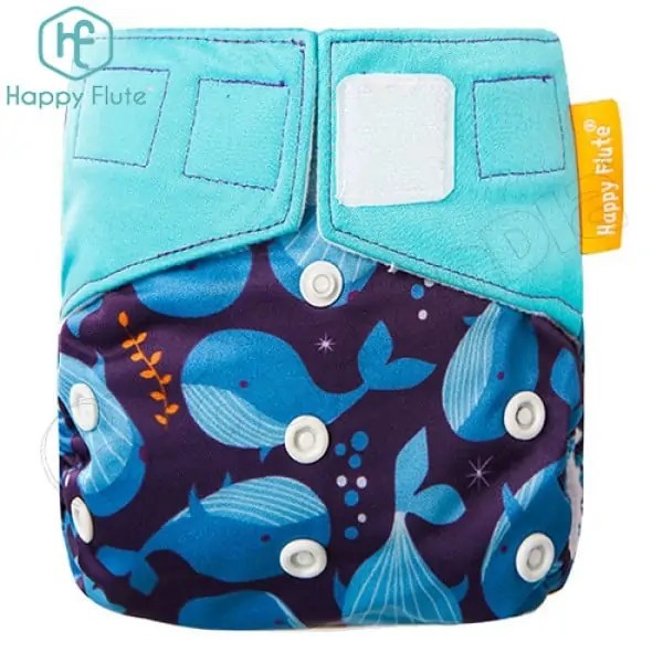 Pañal Nocturno Happy Flute Ballenita Azul