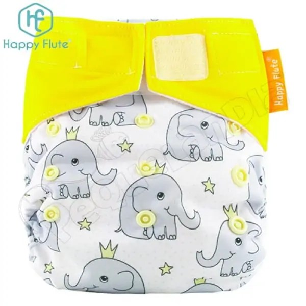 Pañal Nocturno Happy Flute Elefante gris