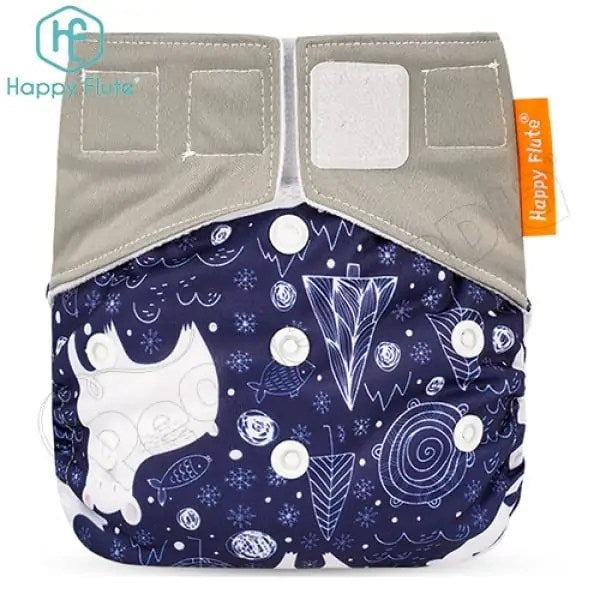 Pañal Nocturno Happy Flute Oso Blanco