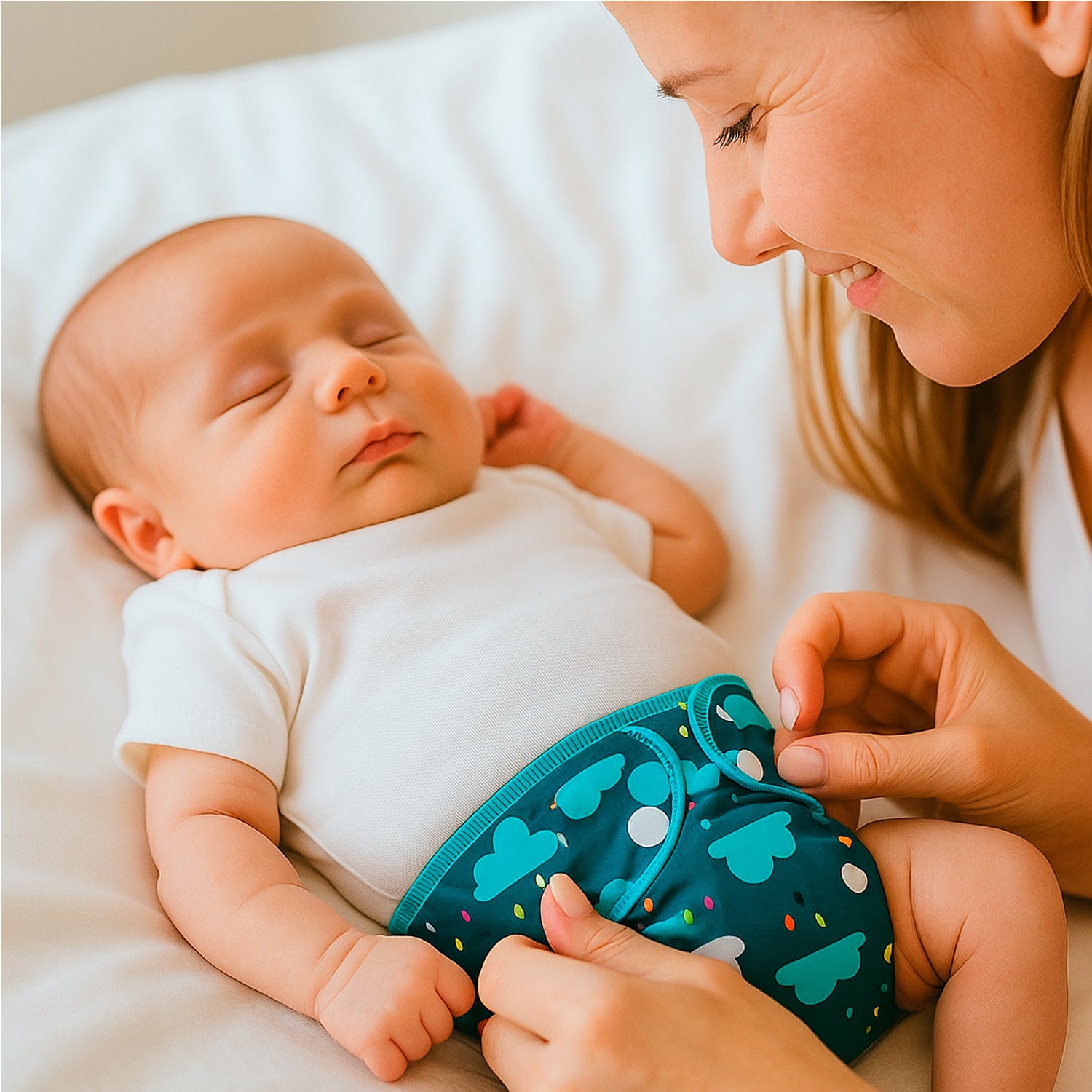 Pañal Recién Nacido Happy Flute Ballenita