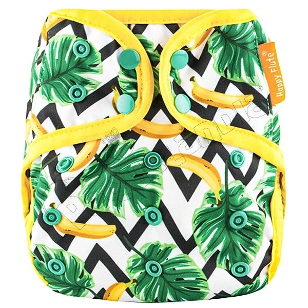 Cobertor Cubre Pañal Happy Flute Bananas