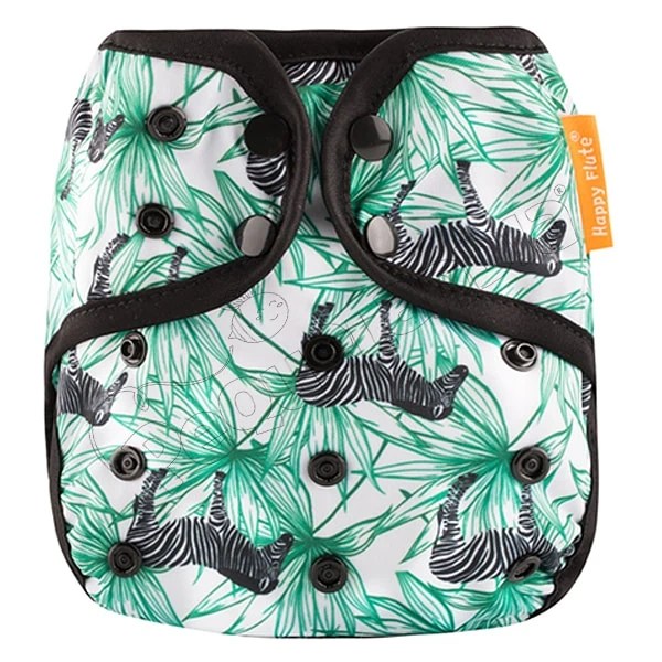 Cobertor Cubre Pañal Happy Flute Cebras