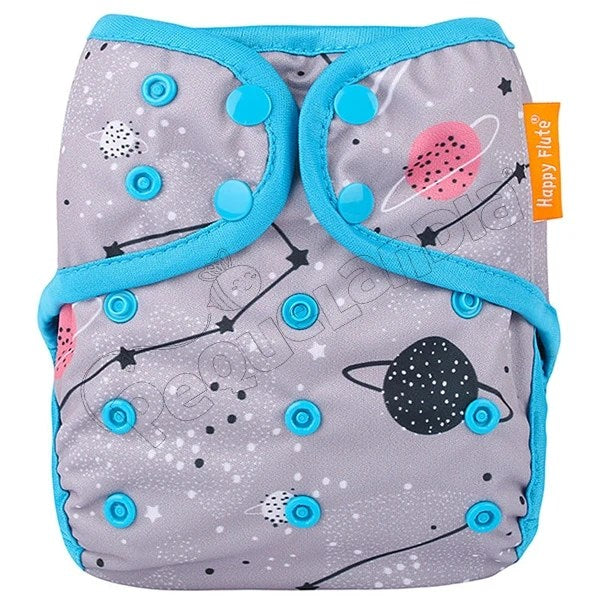 Cobertor Cubre Pañal Happy Flute Planetas