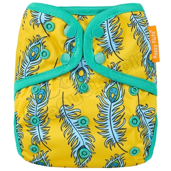 Cobertor Cubre Pañal Happy Flute Plumas