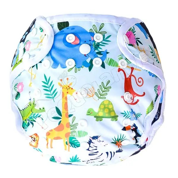 Cobertor Borde Blanco Selva Paraiso con Barrera en Piernas