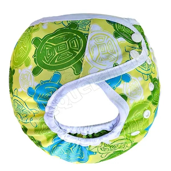 Cobertor Borde Blanco Tortugas Verdes con Barrera en Piernas