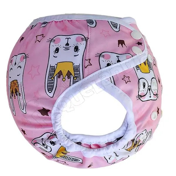 Cobertor Borde Blanco Conejita Reina con Barrera en Piernas