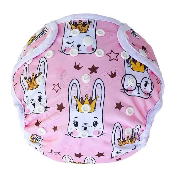 Cobertor Borde Blanco Conejita Reina con Barrera en Piernas