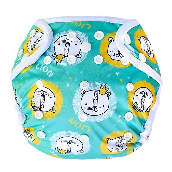 Cobertor Borde Blanco Leon Rey con Barrera en Piernas