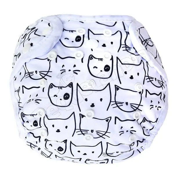 Cobertor Borde Blanco Catias De Gatos con Barrera en Piernas