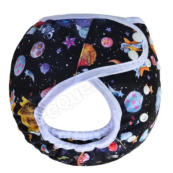 Cobertor Borde Blanco Universo con Barrera en Piernas