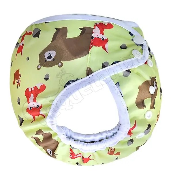 Cobertor Borde Blanco Oso Cafe Y Amigos con Barrera en Piernas