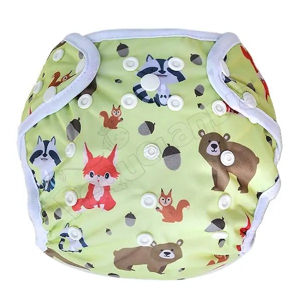 Cobertor Borde Blanco Oso Cafe Y Amigos con Barrera en Piernas