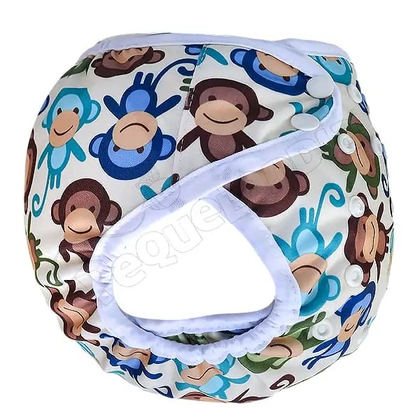 Cobertor Borde Blanco Monitos Colores con Barrera en Piernas