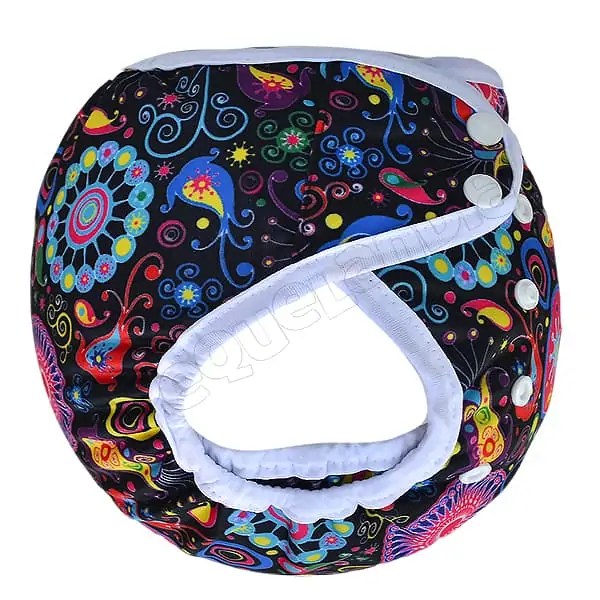 Cobertor Borde Blanco Mandala Paisley con Barrera en Piernas