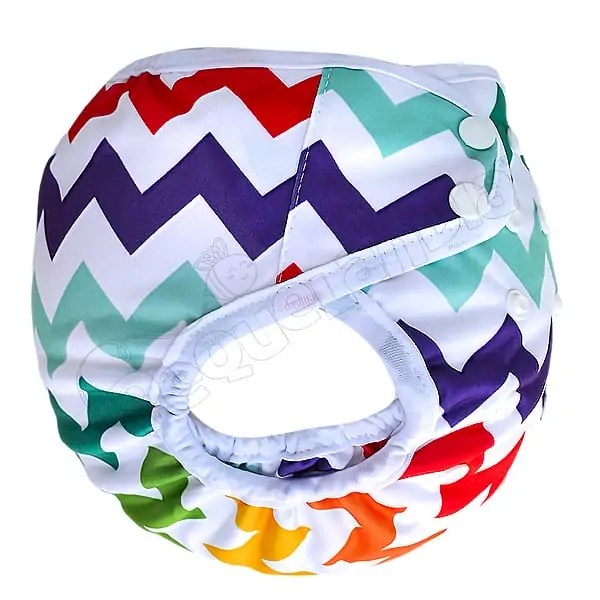 Cobertor Borde Blanco Zigzag Colores con Barrera en Piernas