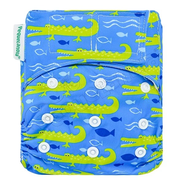 Pañal Recién Nacido Velcro Caiman Verde