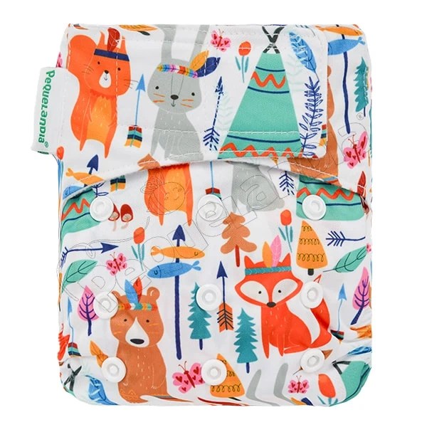 Pañal Recién Nacido Velcro Zorrito Indio